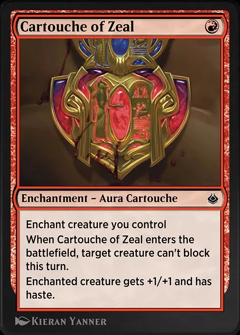 Cartouche of Zeal