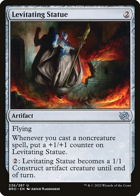 Levitating Statue