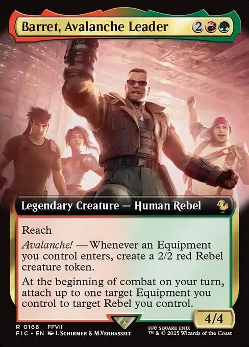 Barret, Avalanche Leader