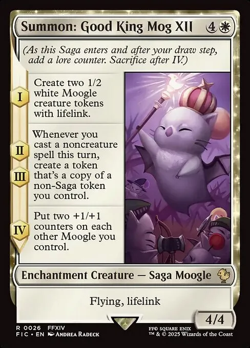 Summon: Good King Mog XII