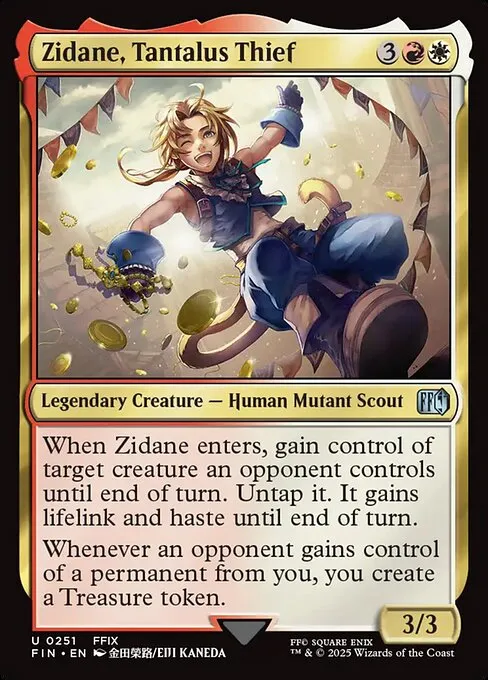 Zidane, Tantalus Thief