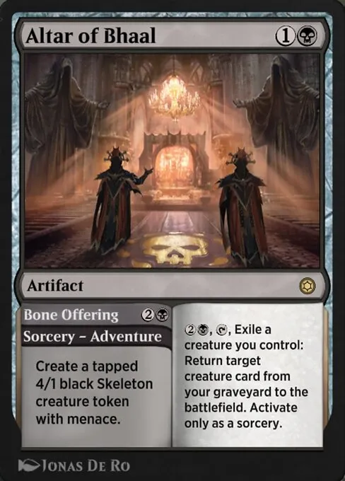 Altar of Bhaal // Bone Offering