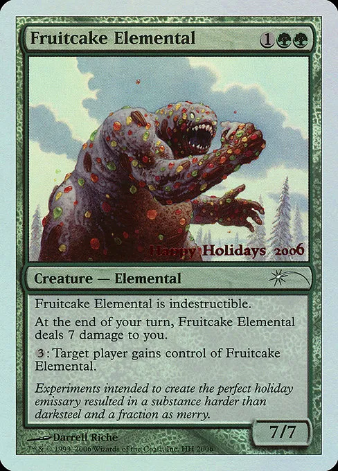 Fruitcake Elemental