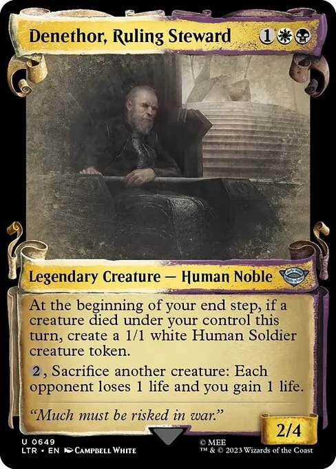 Denethor, Ruling Steward