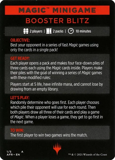 Booster Blitz