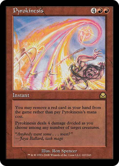 Pyrokinesis