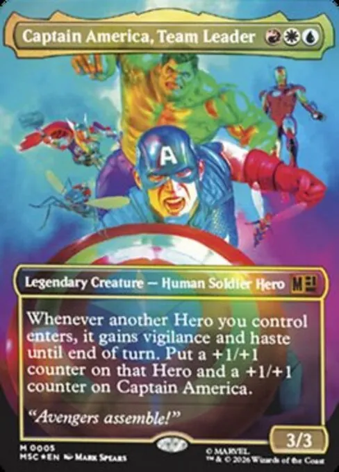 Captain America, Team Leader