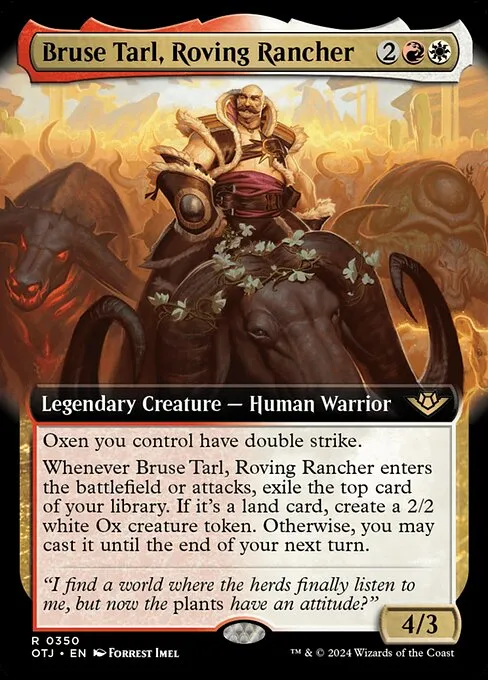 Bruse Tarl, Roving Rancher