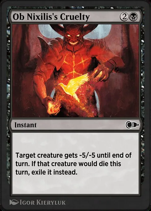 Ob Nixilis's Cruelty