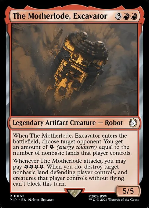 The Motherlode, Excavator