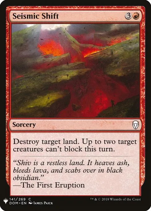 Seismic Shift
