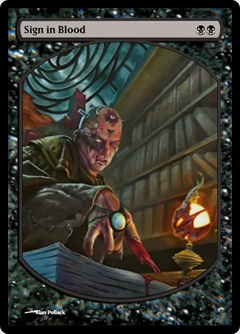 Sign in Blood