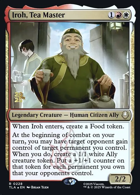 Iroh, Tea Master