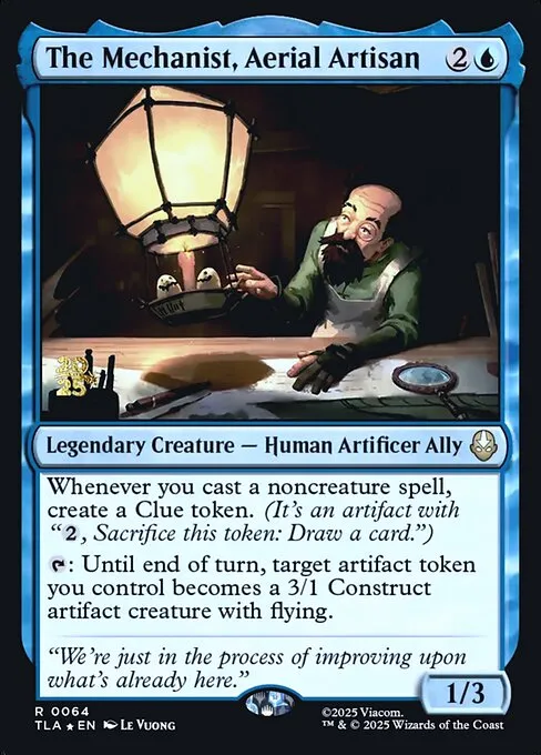 The Mechanist, Aerial Artisan