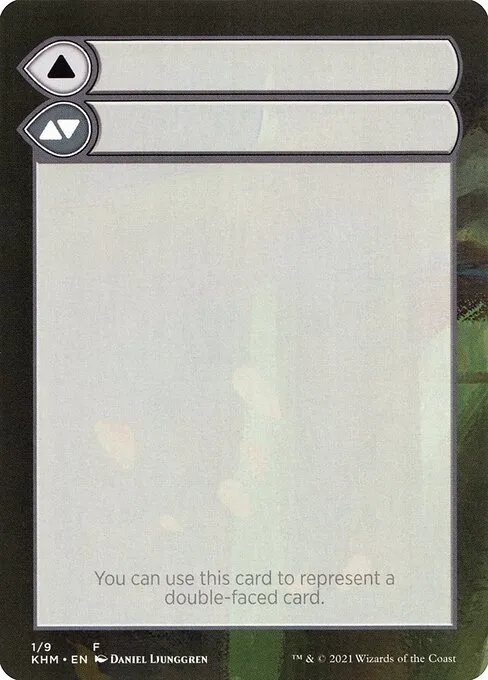 Double-Faced Substitute Card