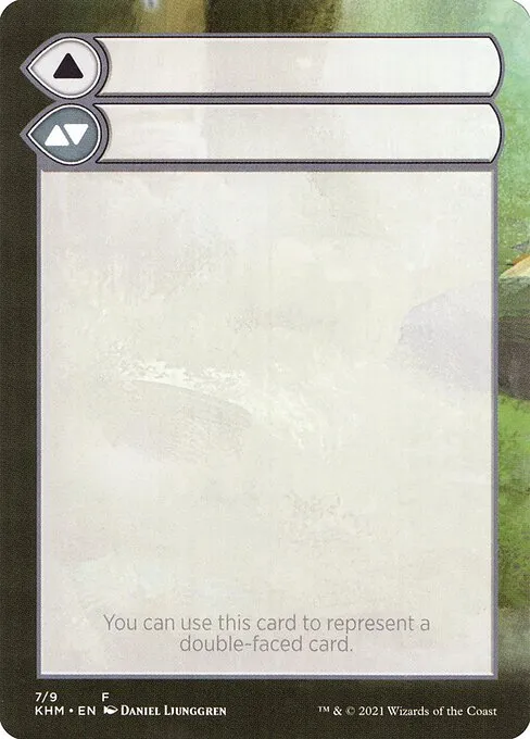 Double-Faced Substitute Card