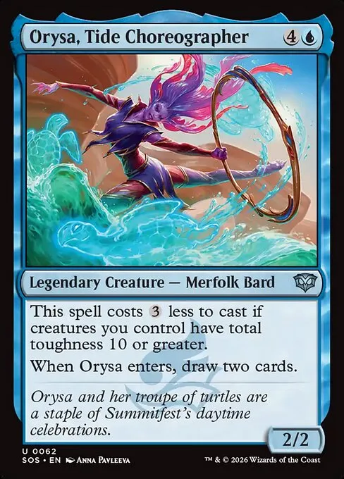 Orysa, Tide Choreographer