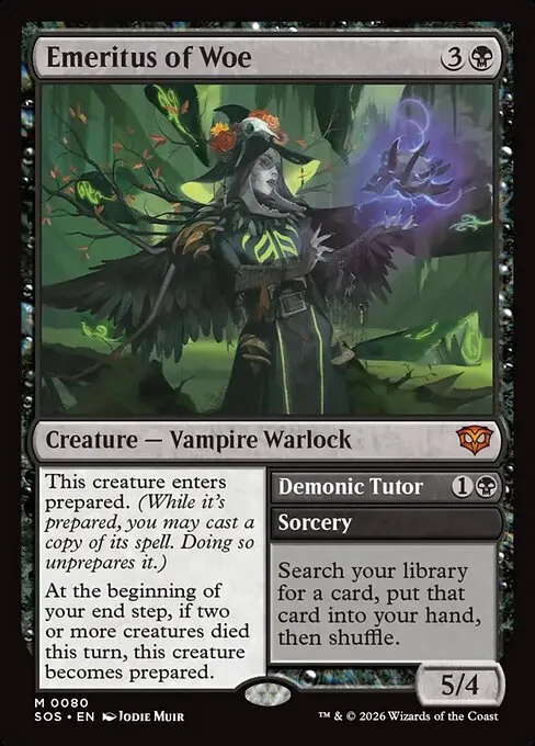 Emeritus of Woe // Demonic Tutor