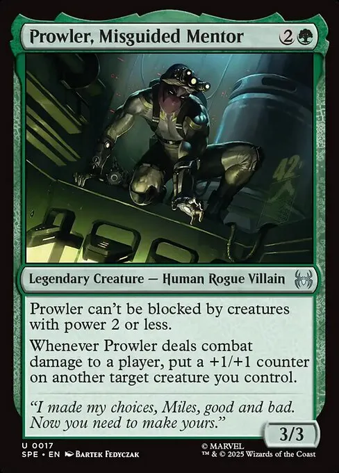 Prowler, Misguided Mentor
