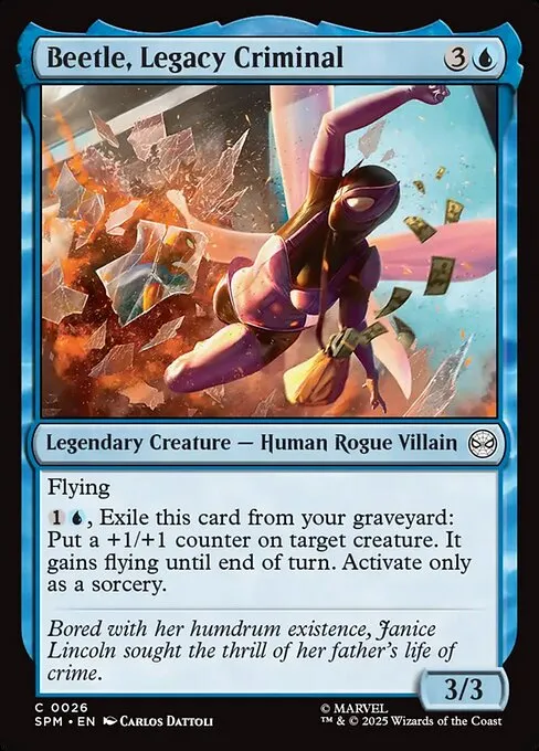 Beetle, Legacy Criminal