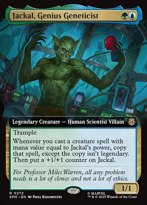 Jackal, Genius Geneticist