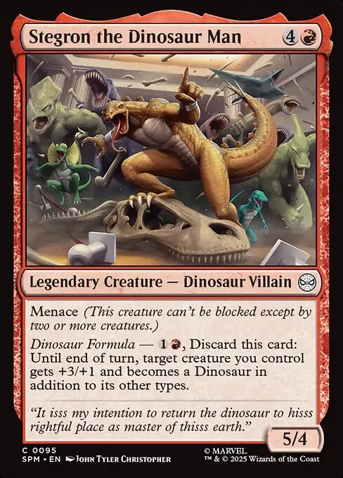 Stegron the Dinosaur Man