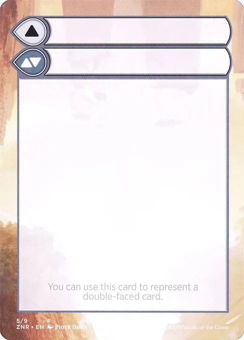 Double-Faced Substitute Card