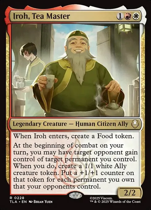 Iroh, Tea Master