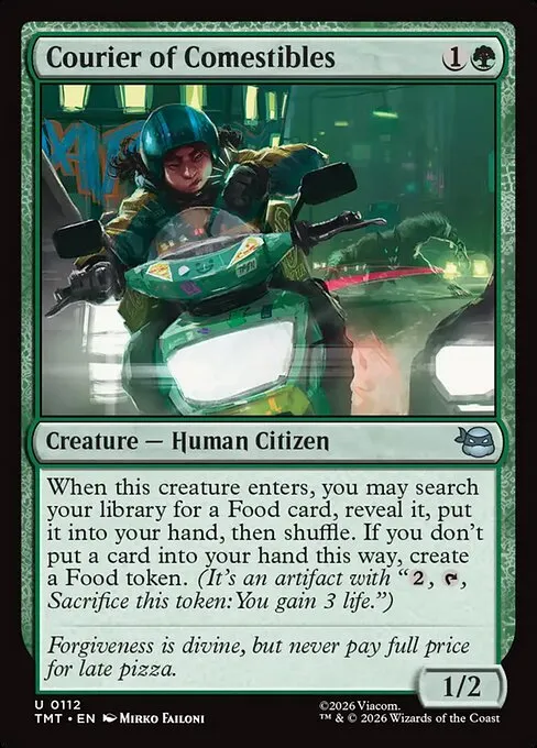 Courier of Comestibles