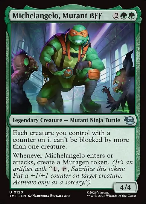 Michelangelo, Mutant BFF