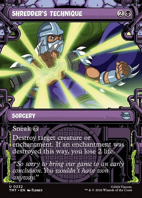 Shredder's Technique