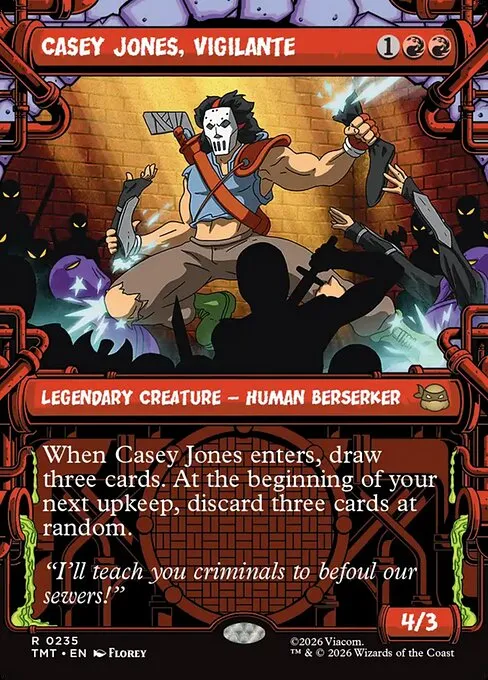 Casey Jones, Vigilante