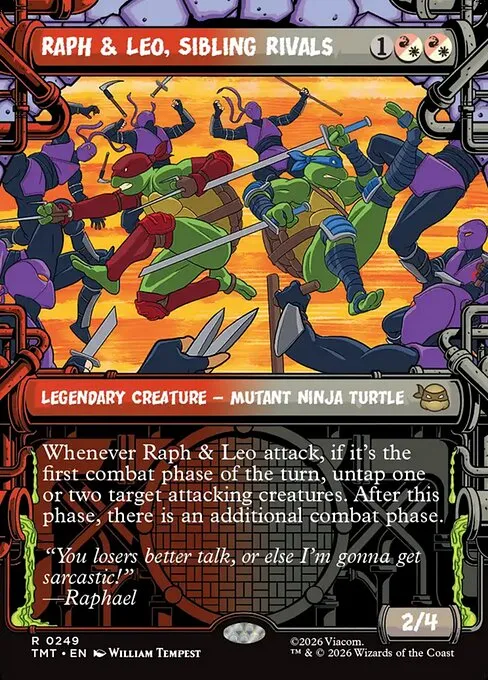 Raph & Leo, Sibling Rivals