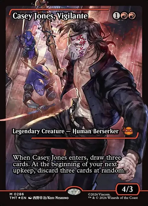Casey Jones, Vigilante