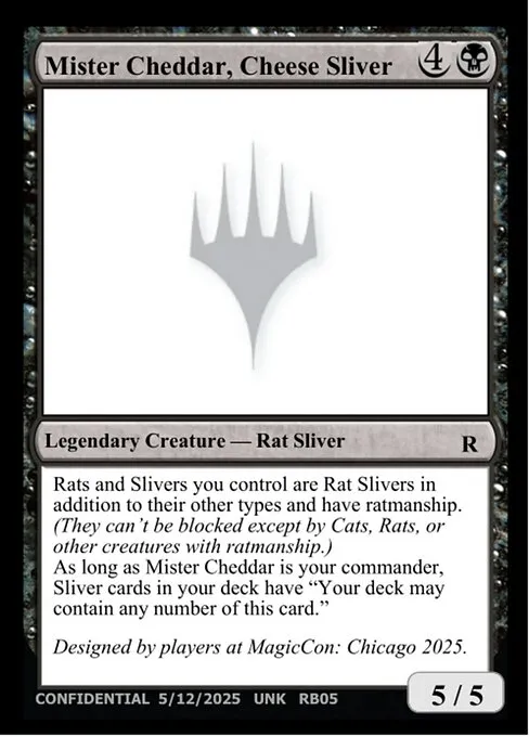 Mister Cheddar, Cheese Sliver