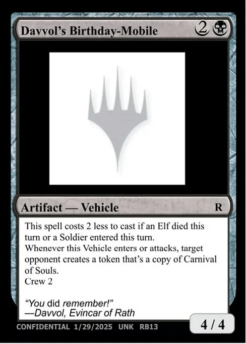 Davvol's Birthdaymobile