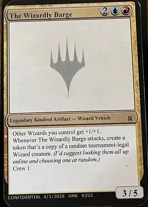 The Wizardly Barge