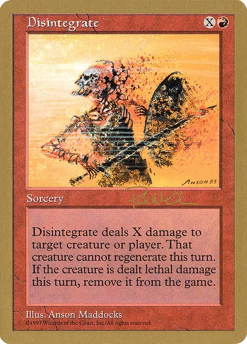 Disintegrate