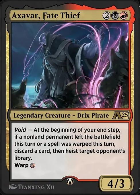 Axavar, Fate Thief